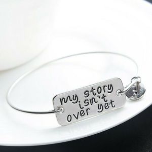 Semicolon My story isn't over yet Bracelet